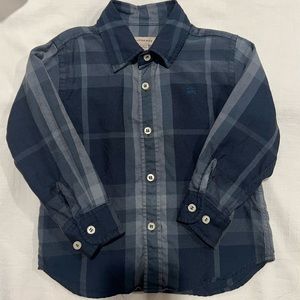 Boys Burberry button down dress shirt